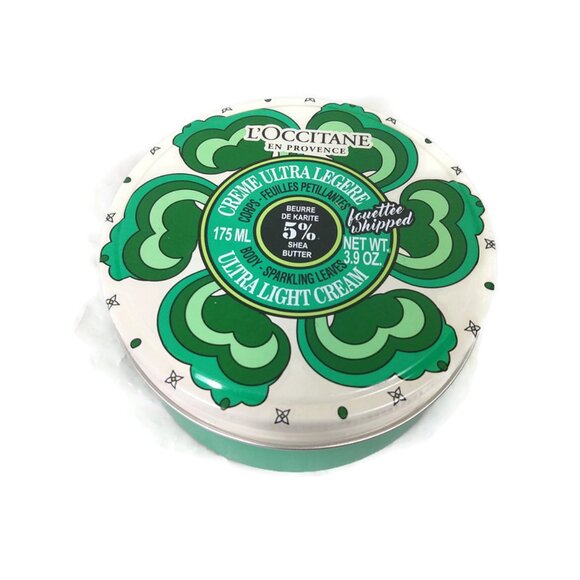 L'Occitane Limited Edition Sparkling Leaves Ultra Light Body Cream 175ML NEW